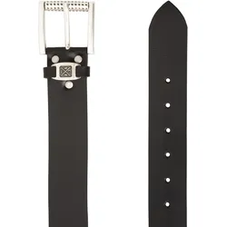 Ledergürtel CAMP DAVID, Damen, Gr. 90, schwarz, Leder, unifarben, casual, Gürtel, mit allergikerfreundlicher Dornschließe