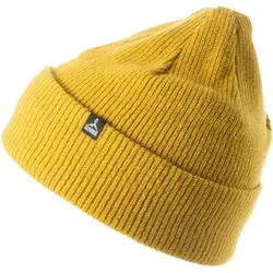 Wintermütze Hermit Rip Grob Strickmütze Unisex Beanie Mütze Merino Wolle gelb No Size