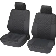 HP Autozubehör 22400 Schonbezug Malta 4tlg. grau Sitzbezug Polyester Fahrersitz, Beifahrersitz