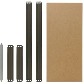 shelfplaza PRO 120x45 cm Fachboden-Set in grau für PRO Schwerlastregale