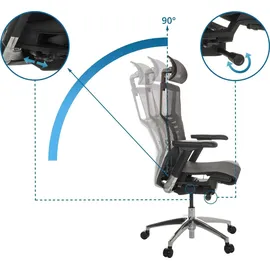 HJH Office POFIT GEN2 Netzstoff Schwarz