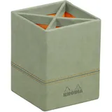 Rhodia Stifteköcher Kunstleder 8x11 cm Celadon 1 St.