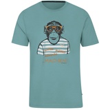 Trigema T-Shirt » T-Shirt mit großem Affen-Aufdruck«, (1 tlg.), Gr. S, seegras, , 52199453-S