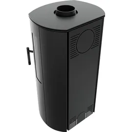 Kratki Falcon View Ø 150 Stahl Schwarz/Abdeckplatte Glas