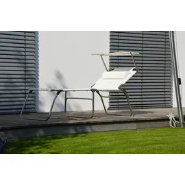 Fiam Amigo Big Fifty 207 x 74 x 50 cm schwarz inkl. Sonnendach klappbar