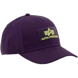 Trucker Cap ALPHA INDUSTRIES "Alpha Industries Accessoires - Headwear Cap VLC II", Damen, lila (plum), Obermaterial: 100% Baumwolle, Caps