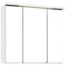 HELD MÖBEL 3D-Spiegelschrank »Bologna«, BxHxT: 70 x 66 x 20 cm - weiss