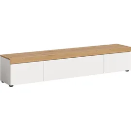 INOSIGN Lowboard Svala, Breite 180 cm, 3 Klappen, 3 Fächer (1 St), 3 Klappen, Lowboard, TV-Möbel, Wohnschrank weiß