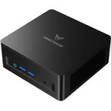 MINIS FORUM UM690 Slim Mini-PC Barebone, AMD Ryzen 9 6900HX Mini-Computer (8C/16T, bis zu 4,9 GHz), DP/HDMI 2.1/USB4, 4 x USB Typ A, WIFI6E/BT5.3, kein RAM/SSD