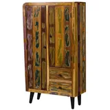 Massivmoebel24 Highboard 90 x 160 x 40 cm Mehrfarbig