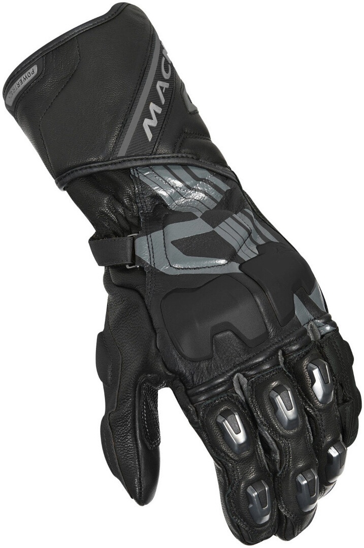 Macna Powertrack Motorfiets handschoenen, zwart, S