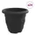 vidaXL Runder Blumentopf Ø 26 x 21,5 cm Schwarz