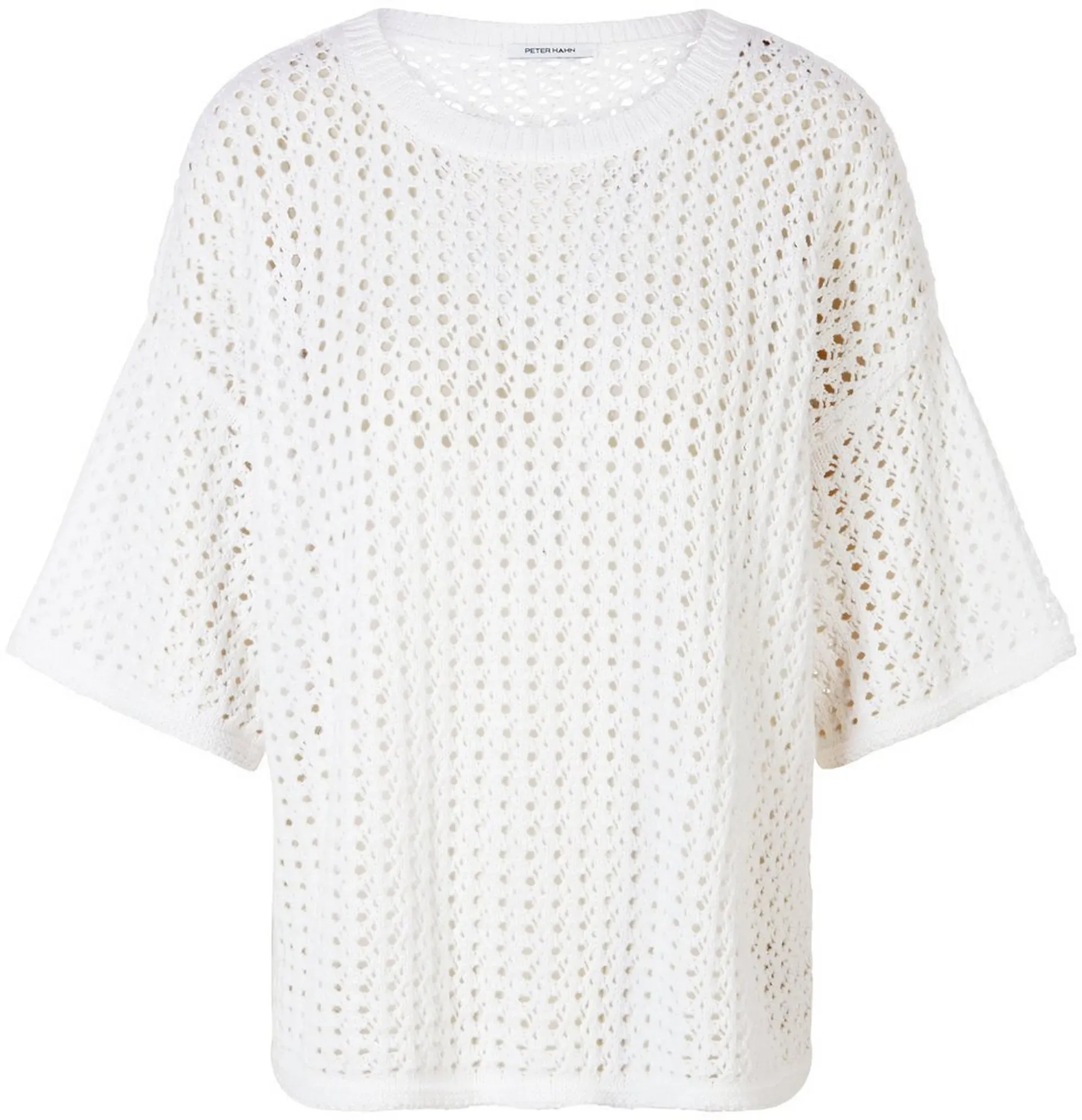 Le pull 100% coton  Peter Hahn blanc