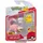 Jazwares Pokémon PKW3056 Battle Figure Set-Lichtel, Pikachu, Flegmon