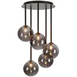 Markslöjd Universe 5-flg. 68 cm schwarz/rauch