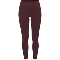 LASCANA Seamless Leggings Damen dunkelrot Gr.S (36/38)