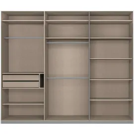 Rauch Schwebetürenschrank »Kleiderschrank Schrank Garderobe Wäscheschrank BESTSELLER KEPAN«, inkl. Schubladen-Einsatz und extra Einlegeböden MADE IN GERMANY weiß