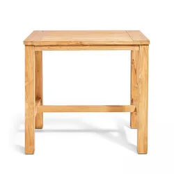 Oviala Business Garten-Stehtisch aus recyceltem Teakholz 120 cm
