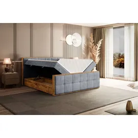 altdecor Boxbett 120 x 200 cm H4 Grau