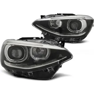 Tuning Tec LED Angel Eyes Scheinwerfer für BMW 5er F10/F11 Lim./Touring 13-16 schwarz