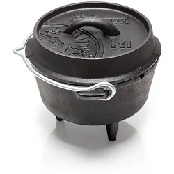 Petromax Feuertopf ft1 - Dutch Oven - Gusstopf - mit Henkel - mit Füßen - 0,93L ...