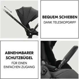 hauck Move N Care Set - inkl. Babywanne und Sportsitz - Black