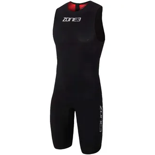 ZONE3 Herren Men's Streamline Ärmelloses Schwimmfell, schwarz/rot, S