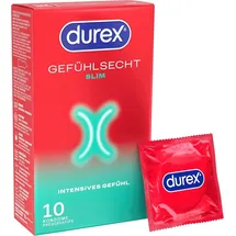 DUREX Gefühlsecht Slim Fit 10 St.
