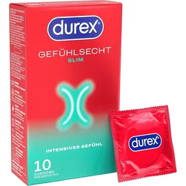 DUREX Gefühlsecht Slim Fit 10 St.