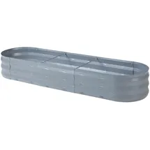 casa.pro Pflanzbeet Alfedena Oval 171 x 50 x 25 cm