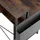 Tectake tectake® Schrebitisch, Industrial Style, mit Monitorständer und Aufbewahrungstasche, 120 x 60 x 110 cm