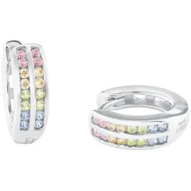 Prinzessin Lillifee Creolen 2024374 bunt Silber 925 mit Zirkonia