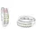 Prinzessin Lillifee Creolen 2024374 bunt Silber 925 mit Zirkonia