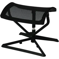 KADIMA DESIGN Fußauflage LEGpro OTTOMANN Beinauflage Stoffbezug für Büro Fußablage höhenverstellbar Beinablage