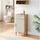 [en.casa] Ferrersp Badezimmerschrank 80 x 80 x 35 cm Eicheoptik/Sandfarben