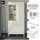 Set One by Musterring Standvitrine Reno 92 x 42 x 197 cm Braun