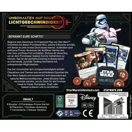 fantasyflightgames Star Wars Unlimited Umschalten auf Lichtgeschwindigkeit Prerelease Box