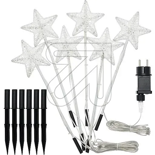 LED Sterne 6er-Set 77294