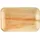 Wisefood Palmblatt Teller rechteckig 23 x 16 cm 50 St. Beige