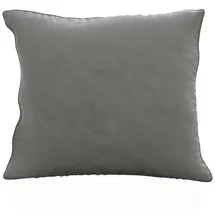 Intirilife Kissenbezug aus Samt 40x40 cm in Grau - Gr.: onesize