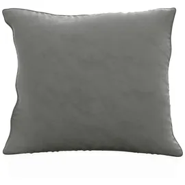 Intirilife Kissenbezug aus Samt 40x40 cm in Grau - Gr.: onesize
