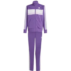 adidas Tiberio 3-Streifen Sportanzug Lila/Weiß 140