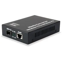 LevelOne GVT-0500 - Medienkonverter - 10GbE - 10GBase-X, 10GBase-T, CWDM, DWDM