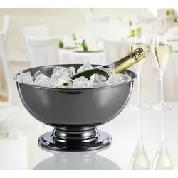 Caterado Champagner-Kühler PORTLAND, Edelstahl mit schwarzer  PVD-Beschichtung
