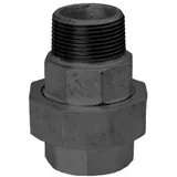 Schmidt, Hermann Hermann Schmidt Temperguss 331 Verschraubung 14331025 DN 25, 1", flach dichtend, IG/AG, schwarz