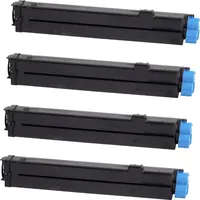 Ampertec 4 Kompatible Toner ersetzt Oki 43979102 Multipack schwarz