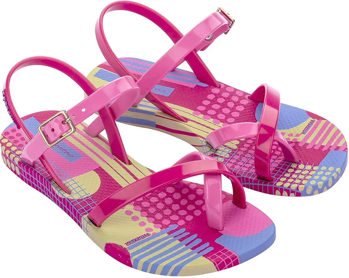 Fashion Sandal Kids Mädchen Zehenstegsandalen, Pink/Pink