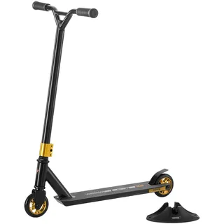 Vevor Stunt Scooter, Street Trick Scooter für Teenager, leichtes Deck Schwarz