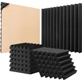 Vevor Akustikschaumstoffplatten 24er-Set, 30x30x5cm, Akustikpaneele, Schalldämmung