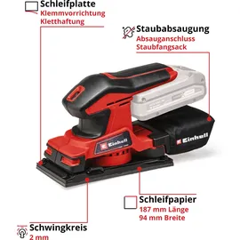 Einhell TC-OS 18/187 Li Solo ohne Akku